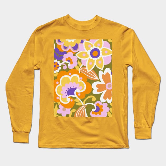 1970s Vibes Long Sleeve T-Shirt by Gigi Rosado